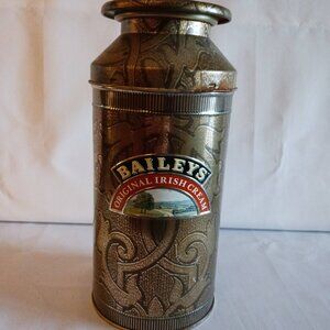 Vintage Baileys Original Irish Cream Collectible Metal Tin Canister